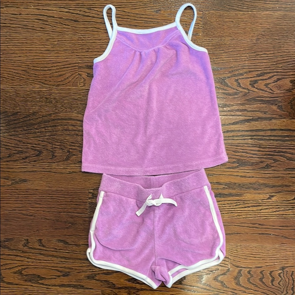 Terry Towel Shorts and top Set